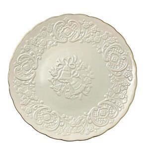 Lenox Marriage Plate Lenox Promise Collection Wedding Plate 24k Gold Trim NIB